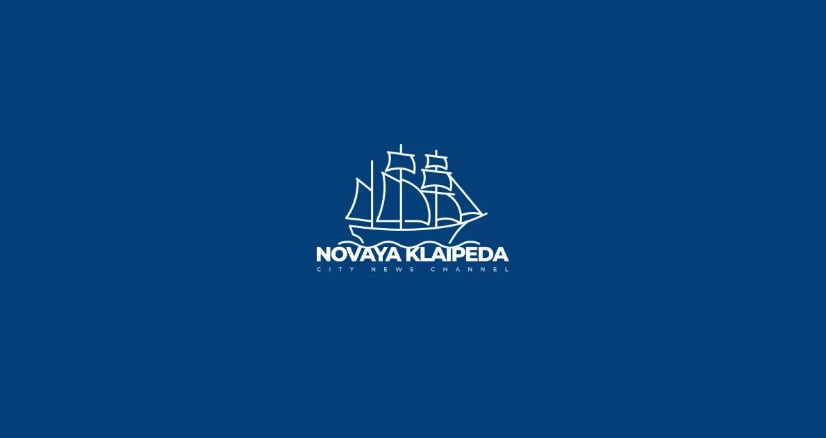 Logo for the &ldquo;New Klaipėda&rdquo; Telegram channel (concept)
